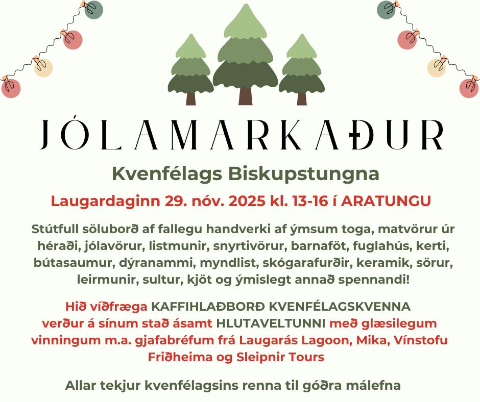 Jólamarkaður Reykholt