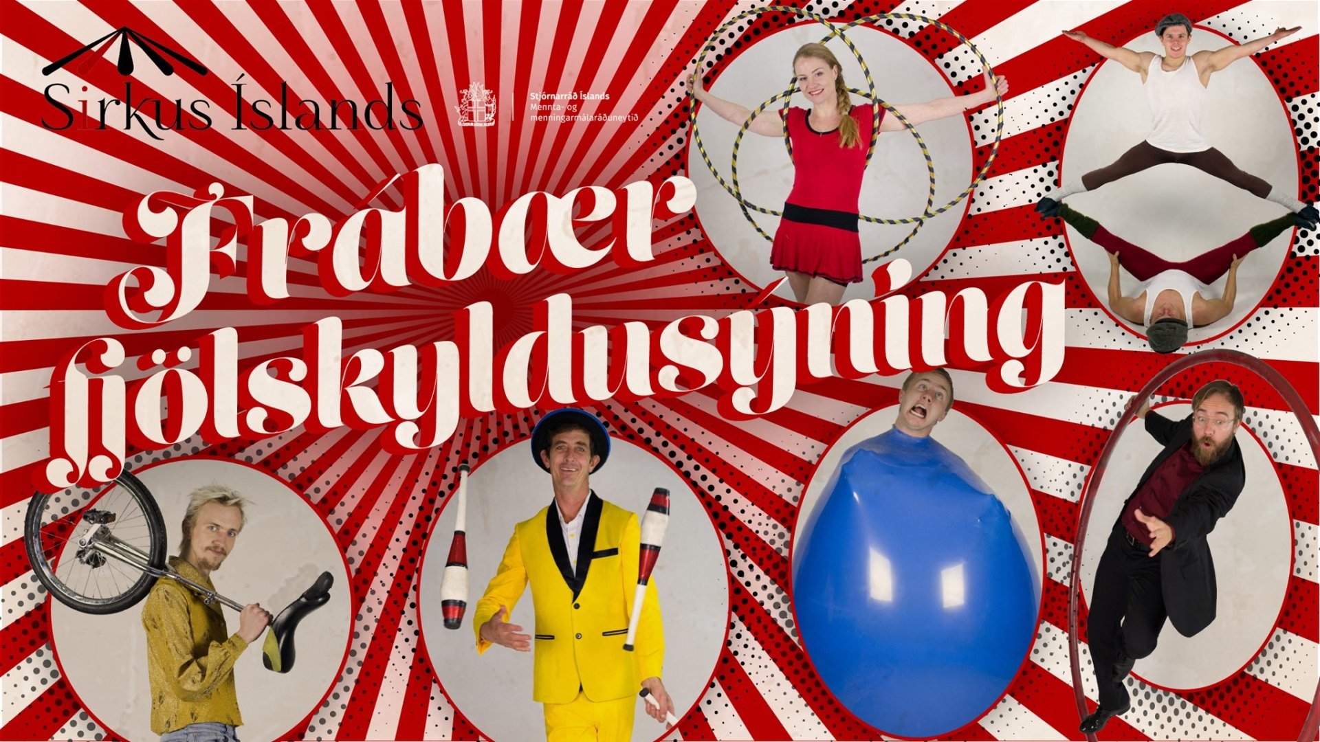 Sirkussýning í íþróttahúsin Laugavatni og Reykholti