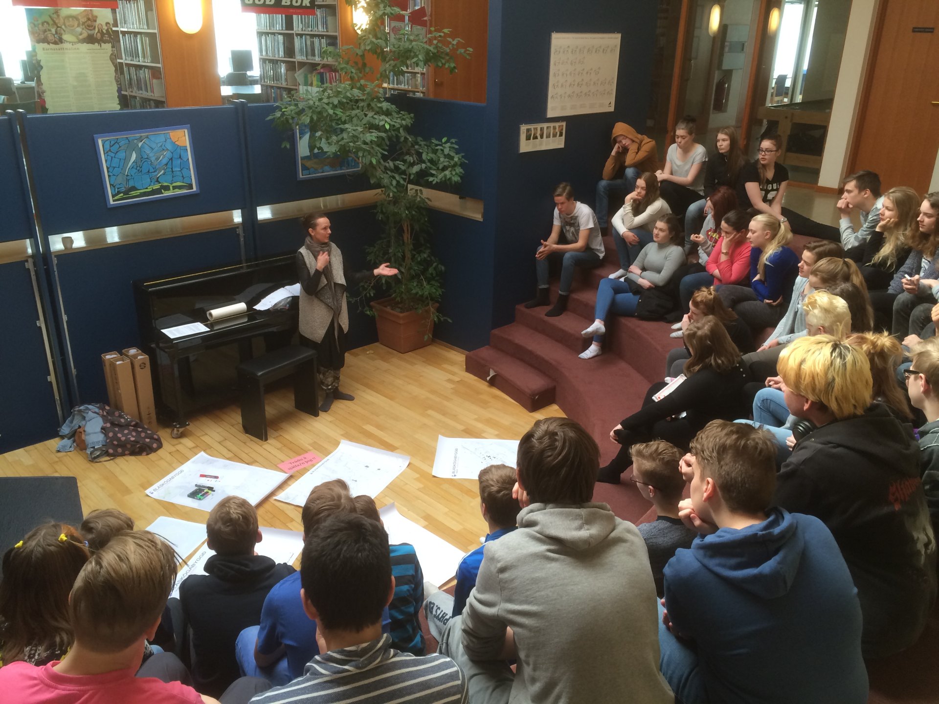 Nemendur Bláskógaskóla taka þátt í aðalskipulagsvinnu Bláskógabyggðar