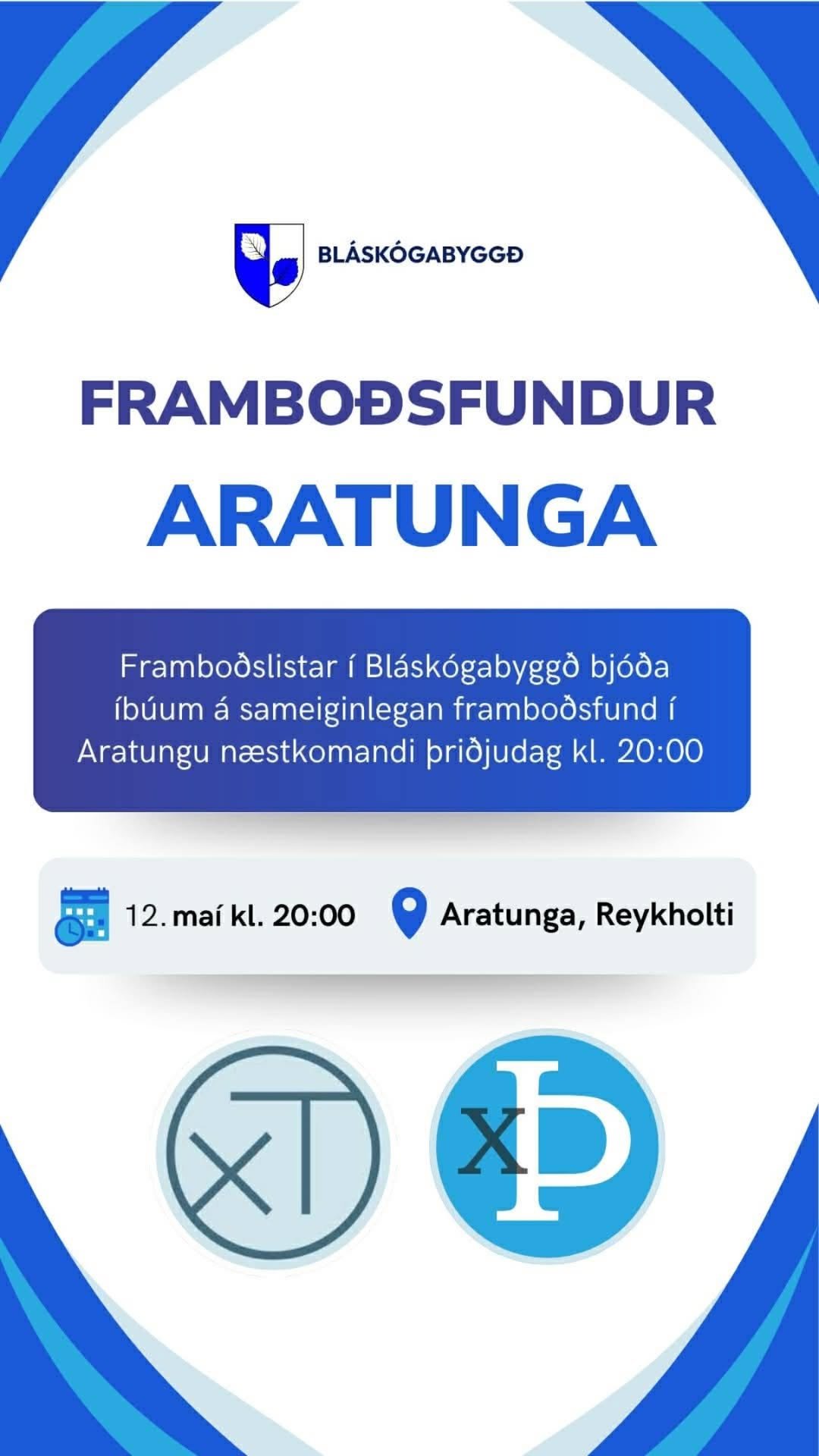 Sameiginlegur framboðsfundur