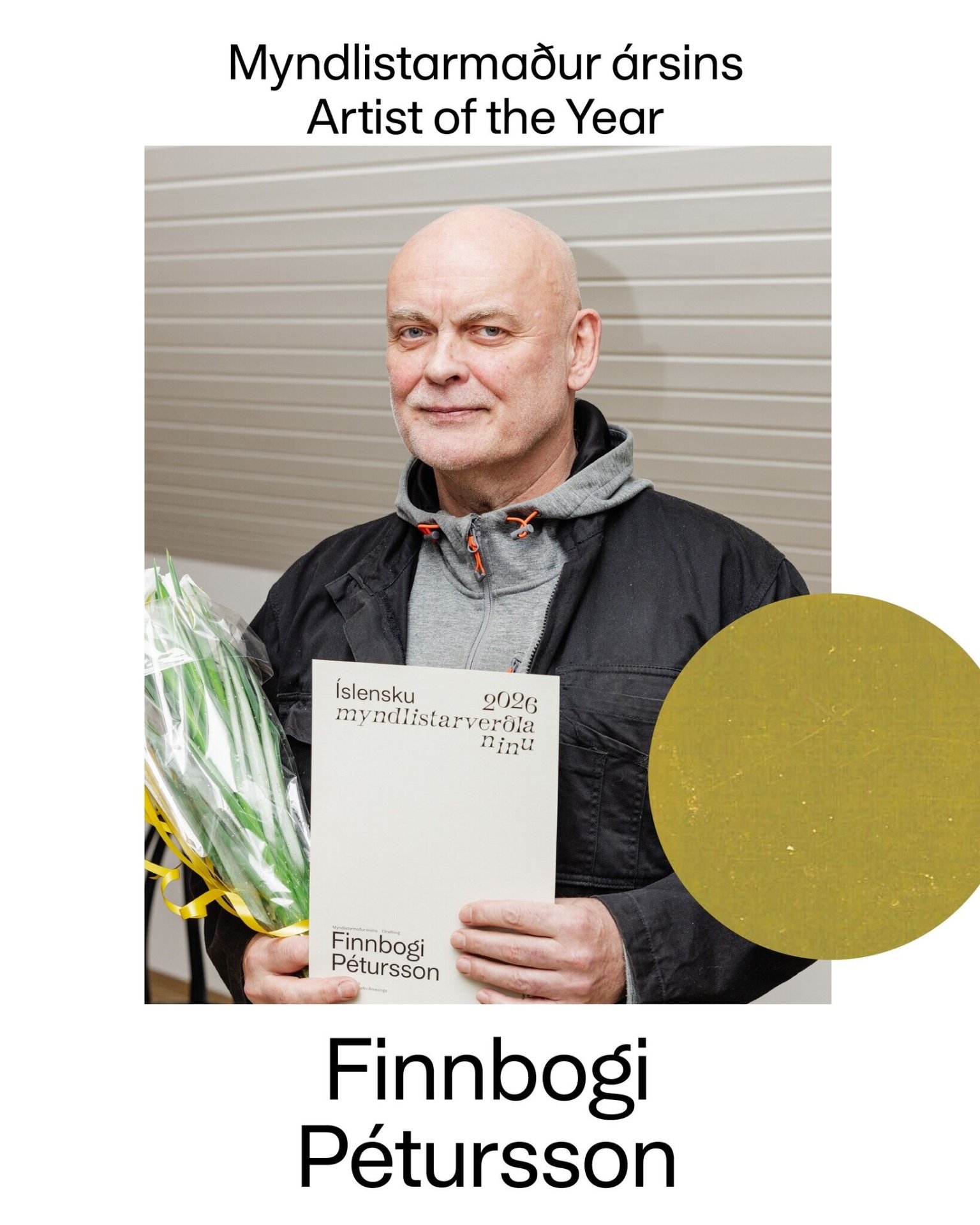 Finnbogi Pétursson hlaut íslensku myndlistarverðlaunin