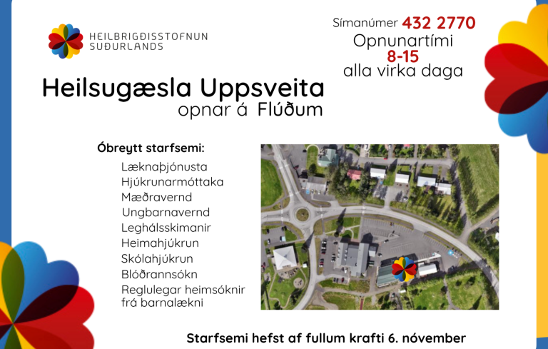 Tilkynning frá HSU