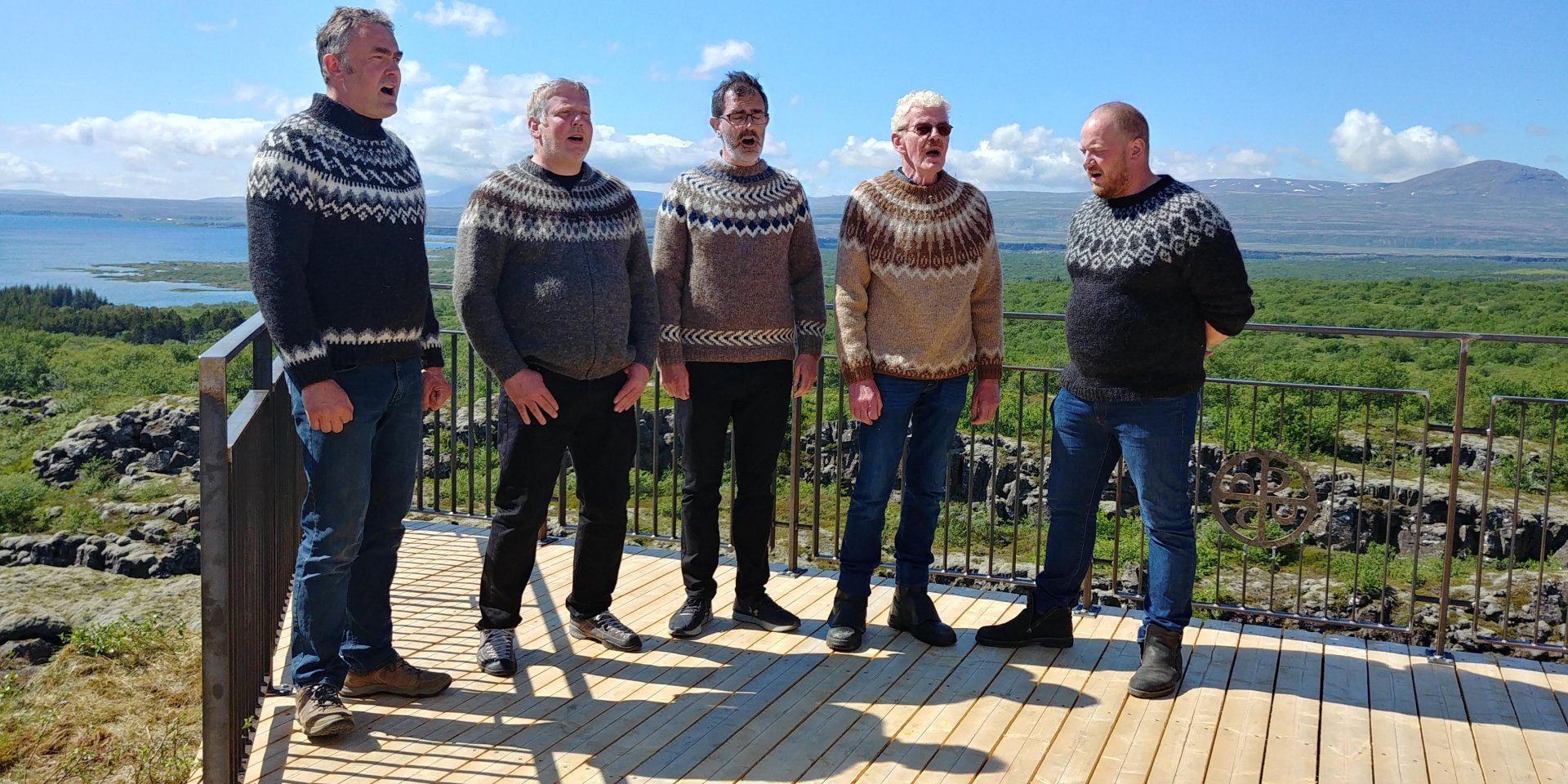 Nýr útsýnispallur á Þingvöllum