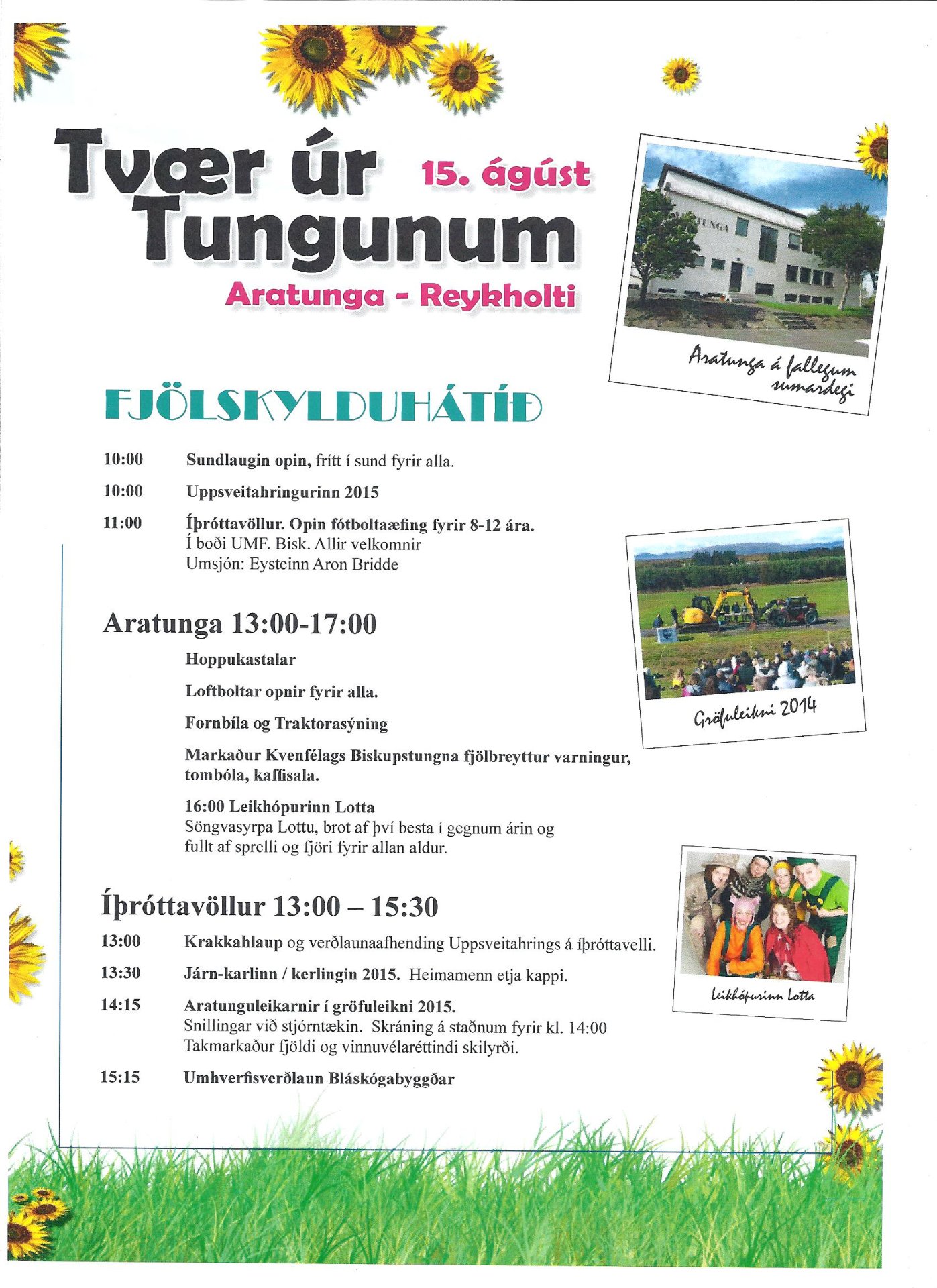 Tvær úr Tungunum 2015