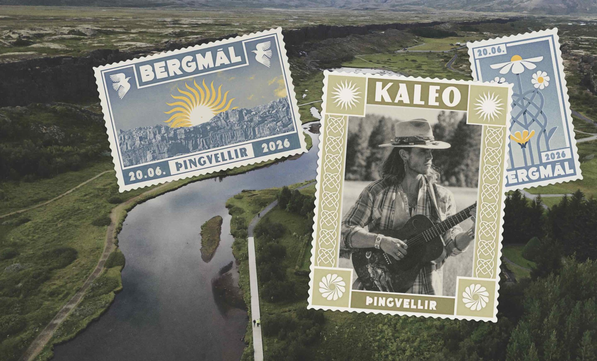 Bergmál á Þingvöllum